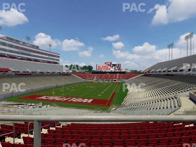 Seating view for Carter-Finley Stadium Section 211