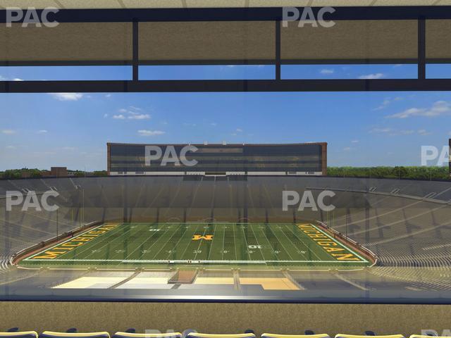 Seating view for Michigan Stadium Section 411