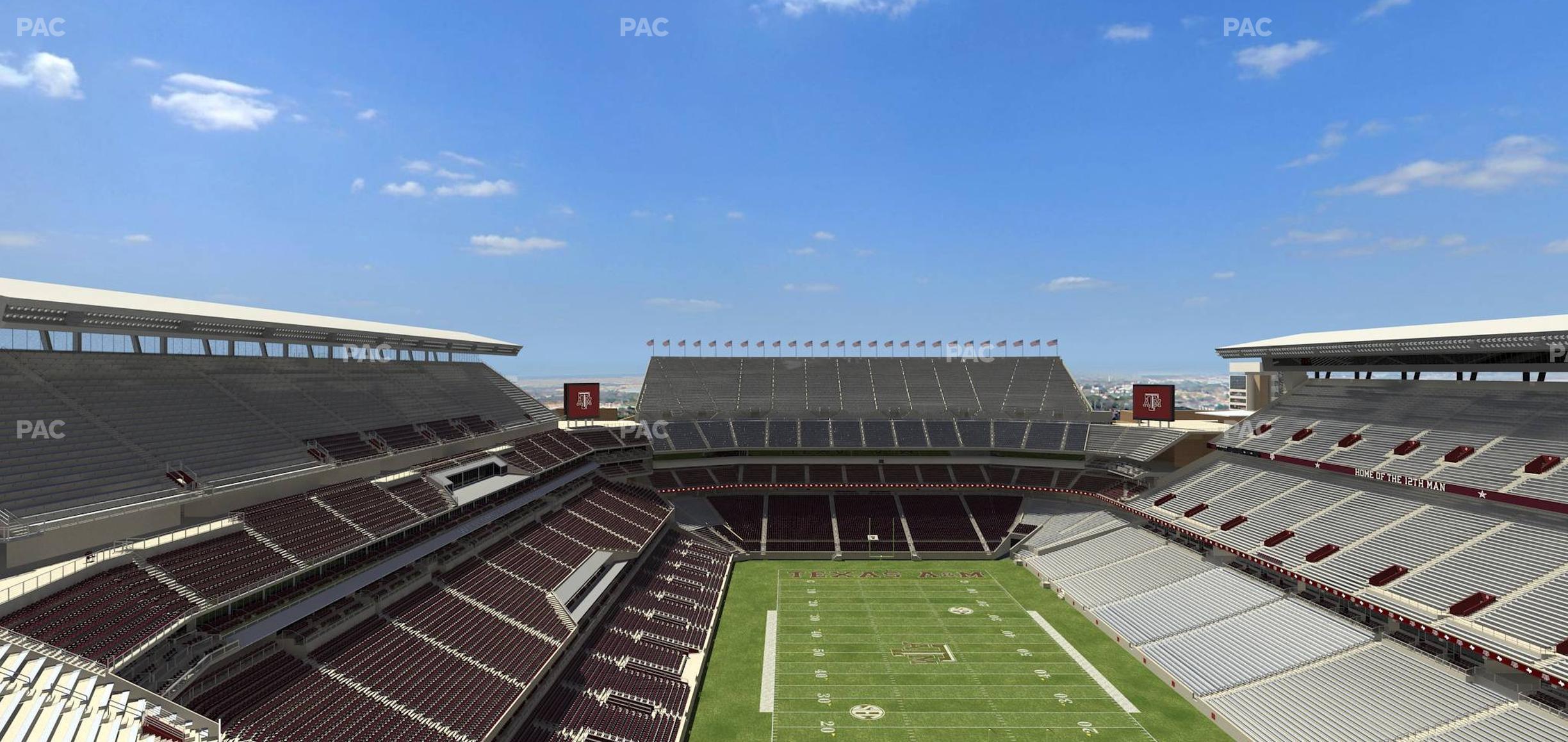 Seating view for Kyle Field Section 347