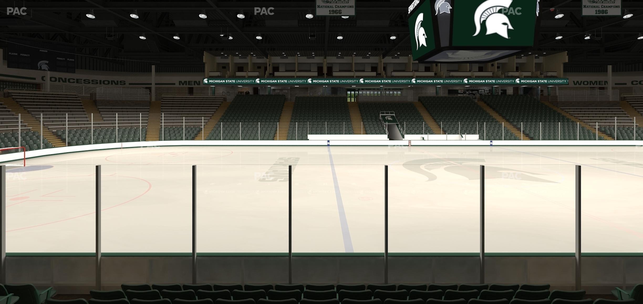 Seating view for Munn Ice Arena Section J