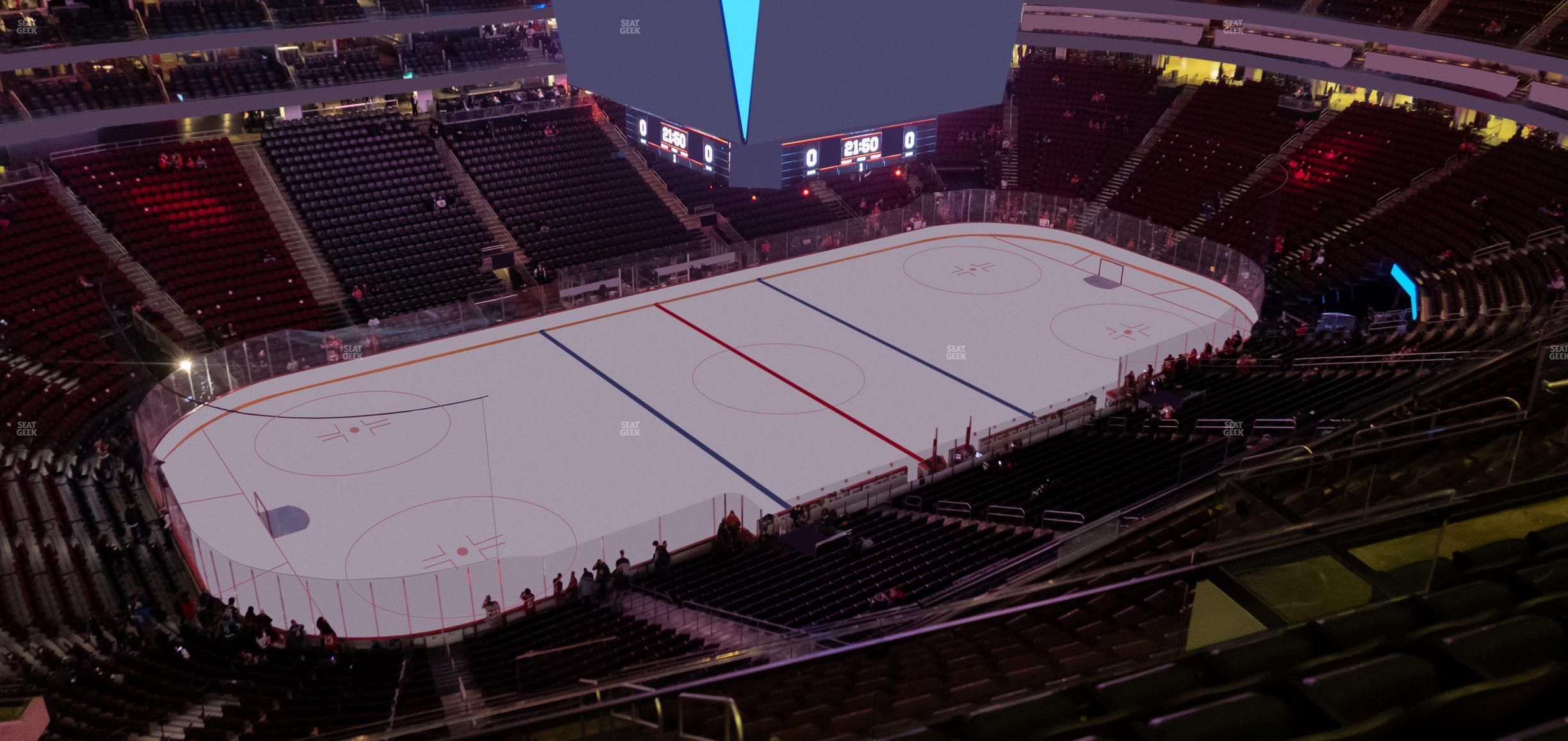 Seating view for Prudential Center Section 209