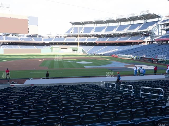 Seating view for Nationals Park Section 116