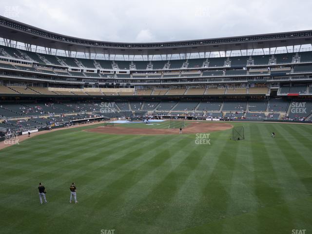 Seating view for Target Field Section 134