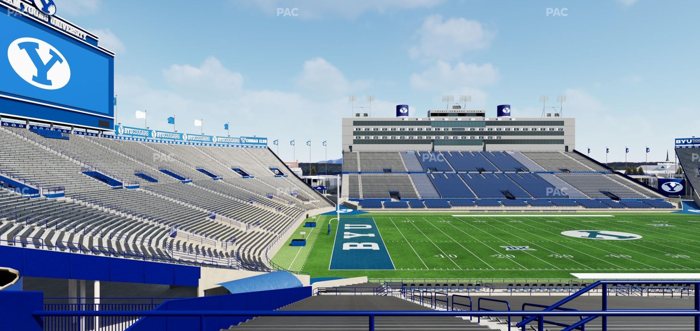 Seating view for LaVell Edwards Stadium Section 137