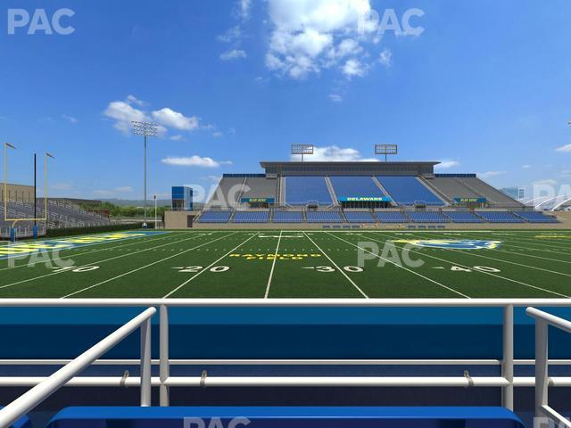 Seating view for Delaware Stadium Section East Box 85