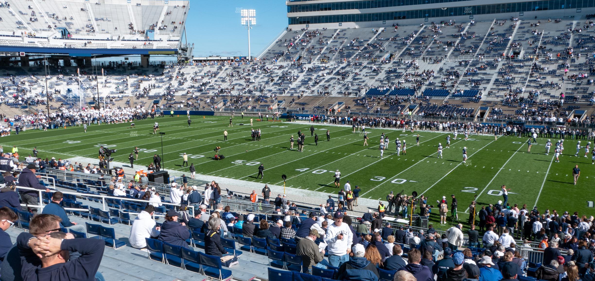 Seating view for Beaver Stadium Section West C