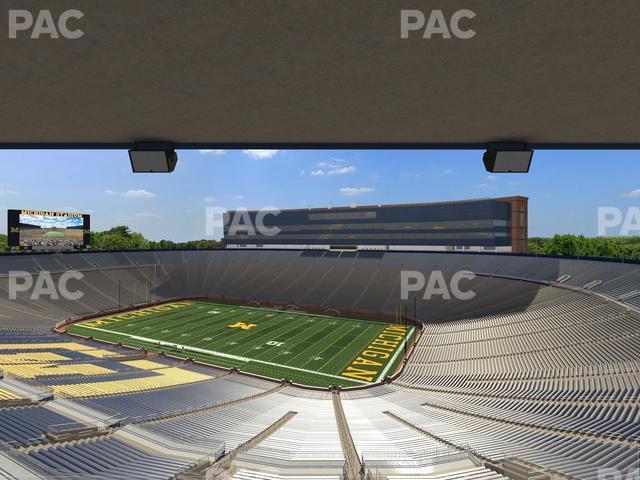 Seating view for Michigan Stadium Section 418