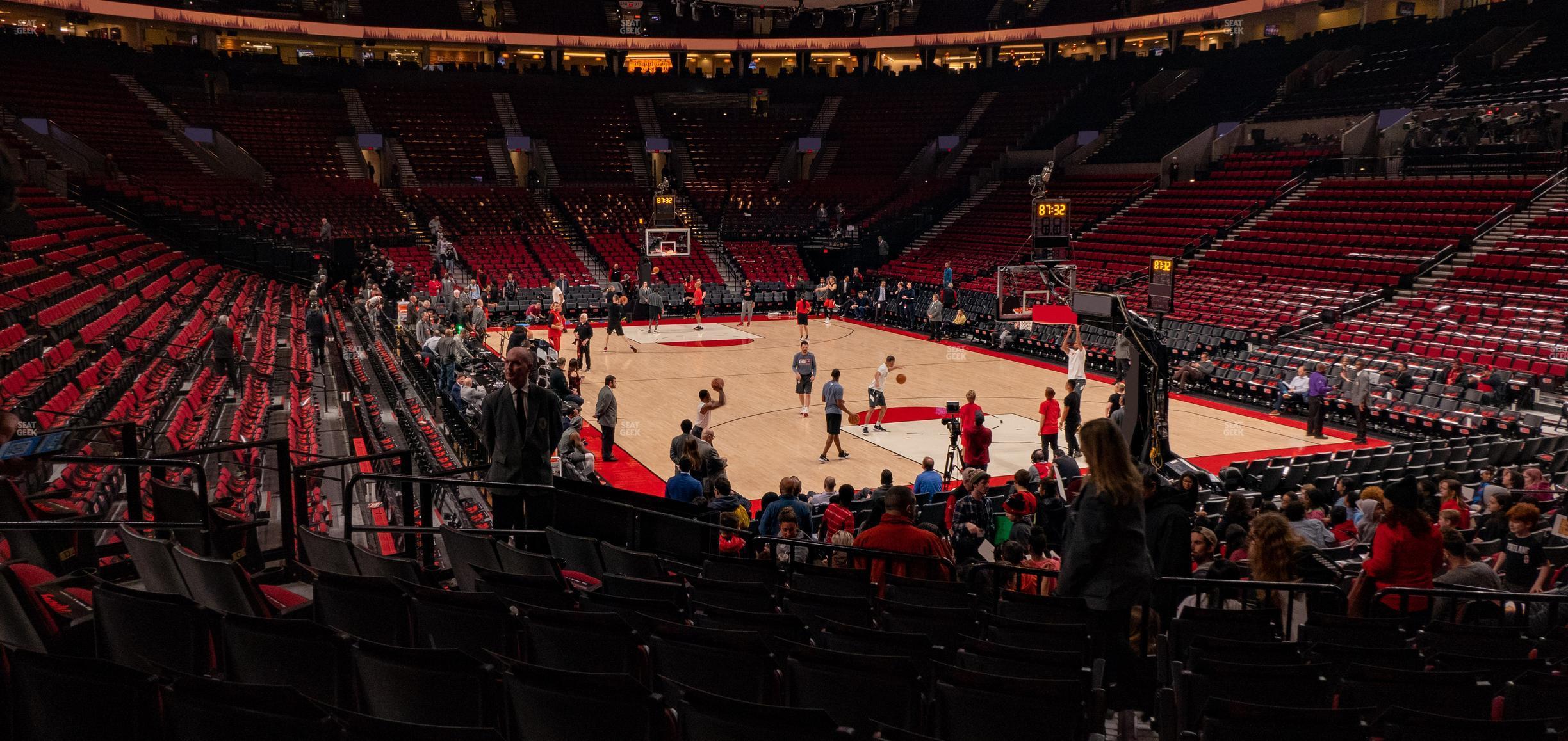 Seating view for Moda Center Section 119