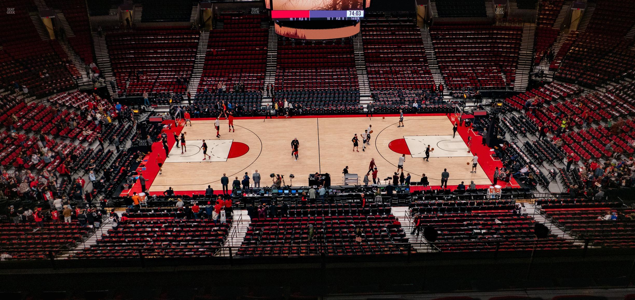 Seating view for Moda Center Section 301