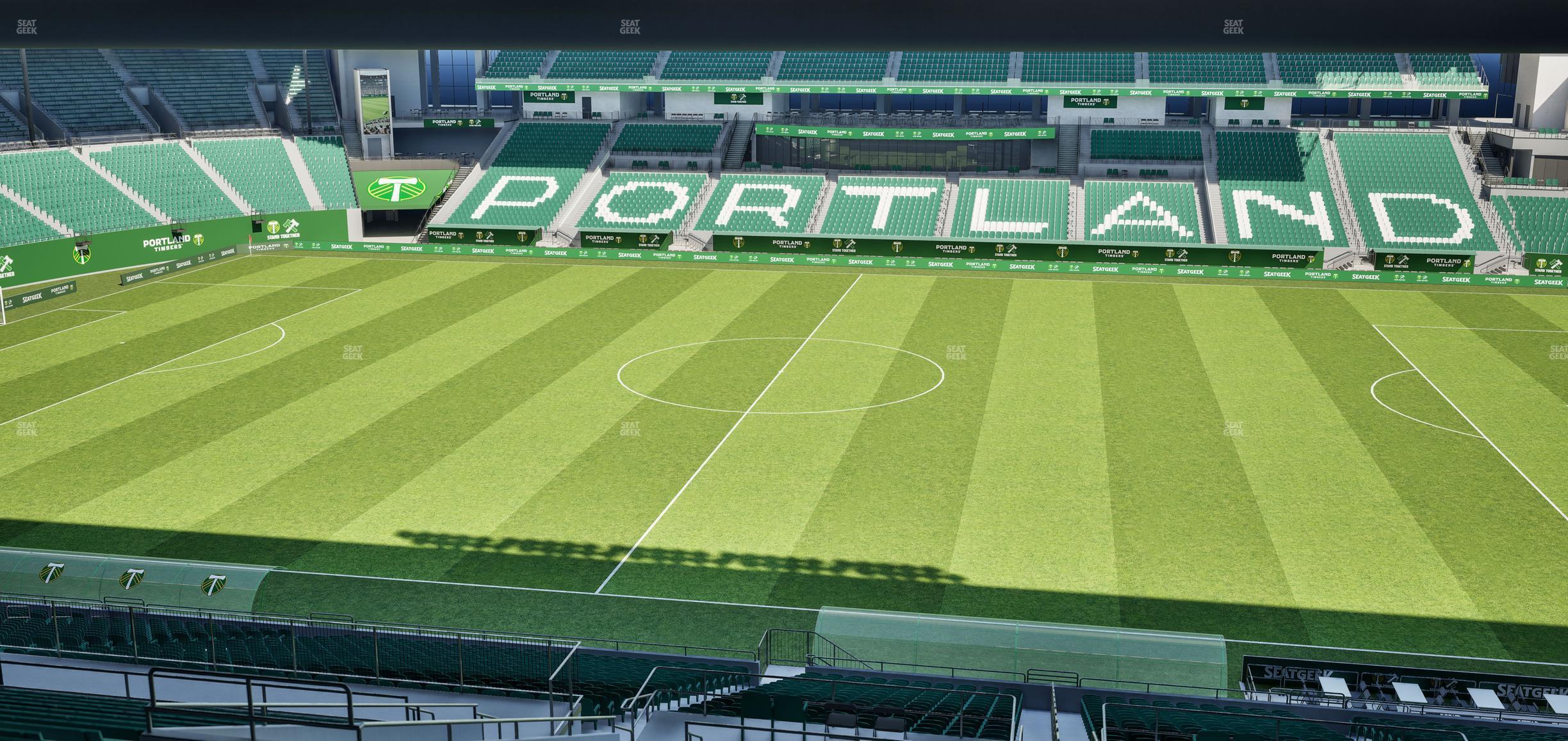 Seating view for Providence Park Section 219