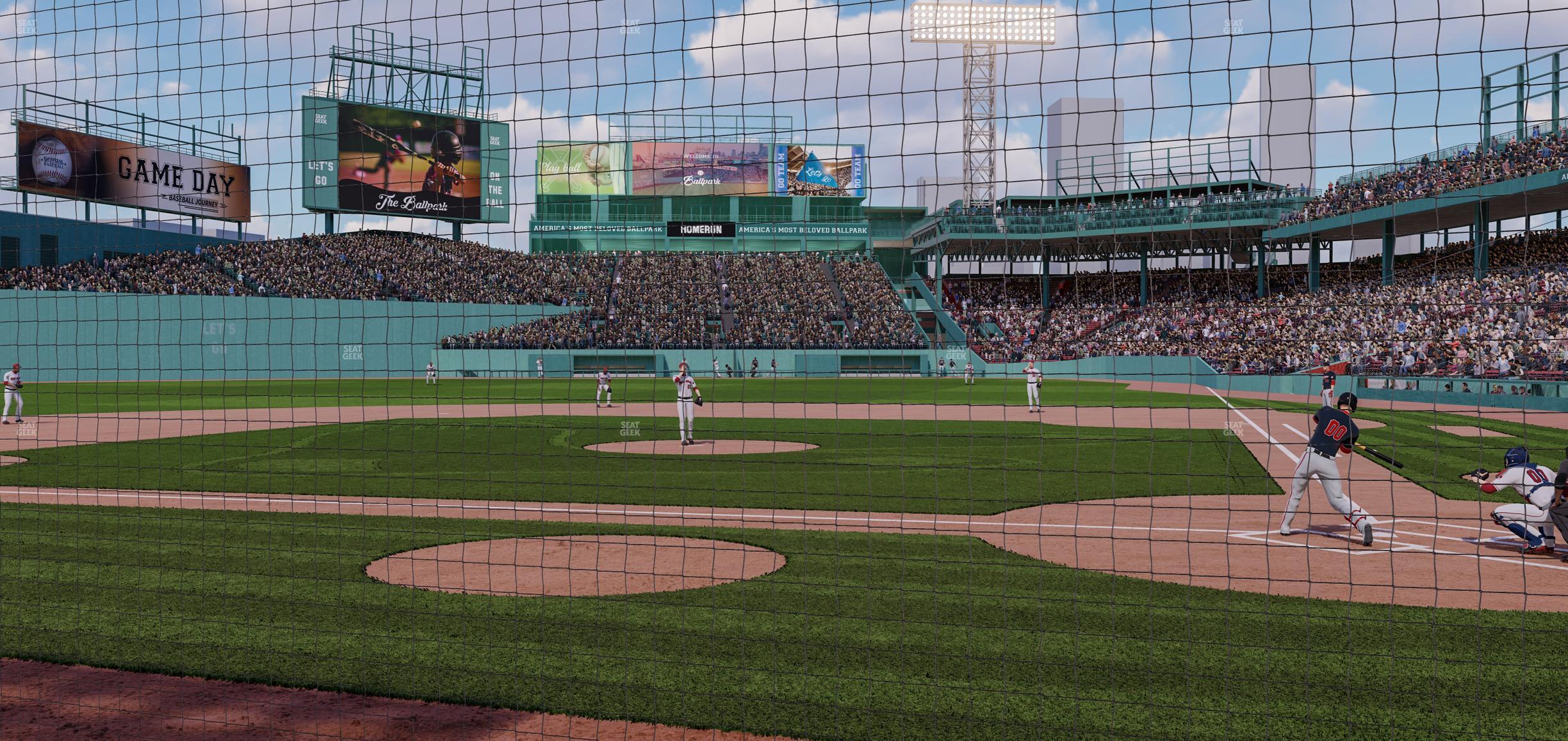 Seating view for Fenway Park Section Field Box Club 53