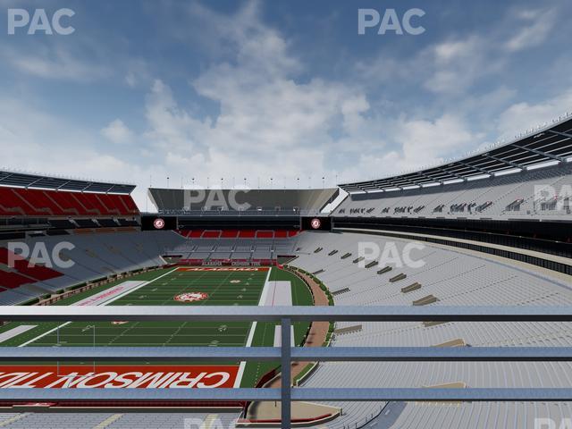 Seating view for Bryant Denny Stadium Section Ss 5