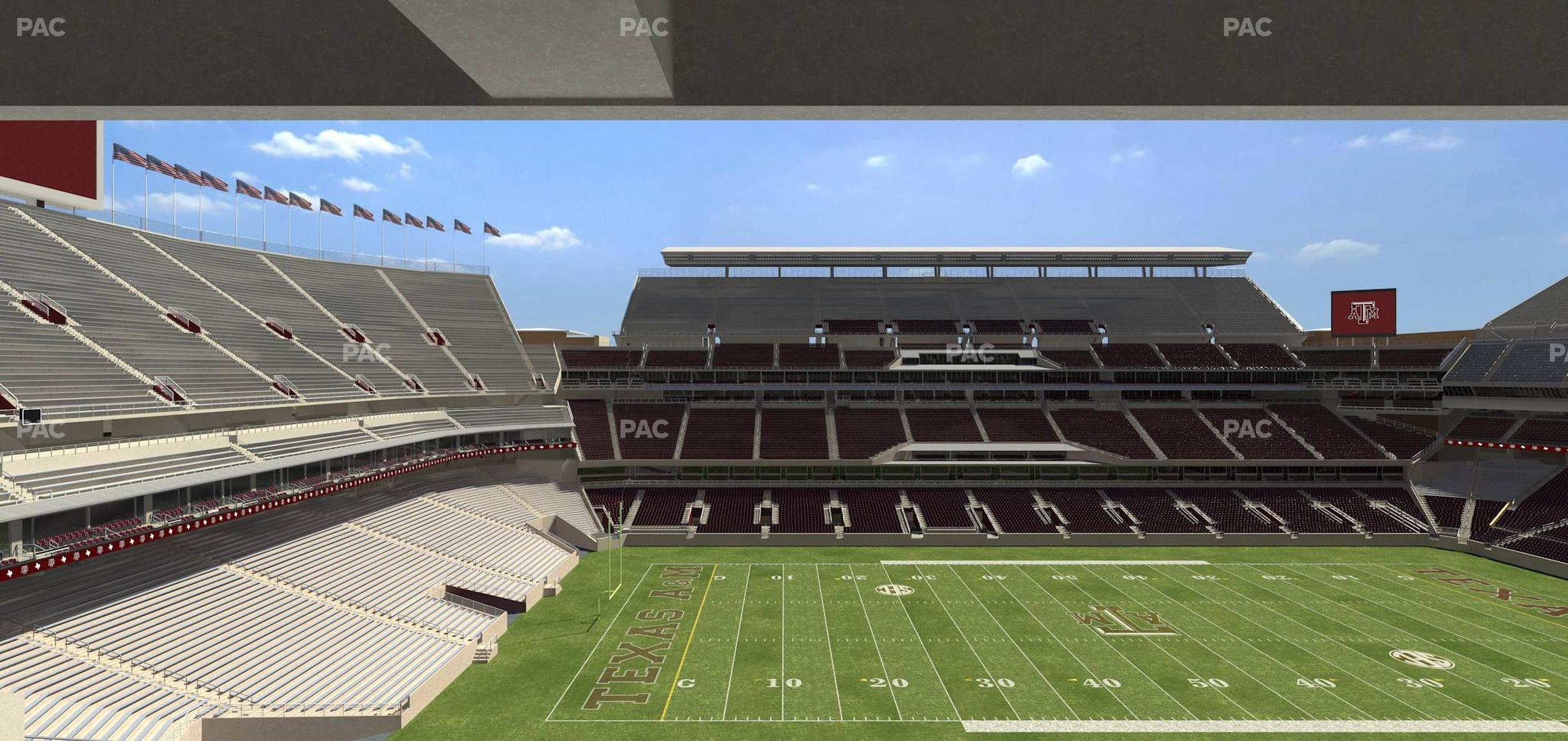 Seating view for Kyle Field Section 237