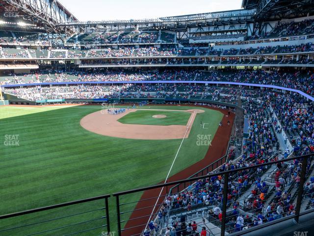 Seating view for Globe Life Field Section Sb 2