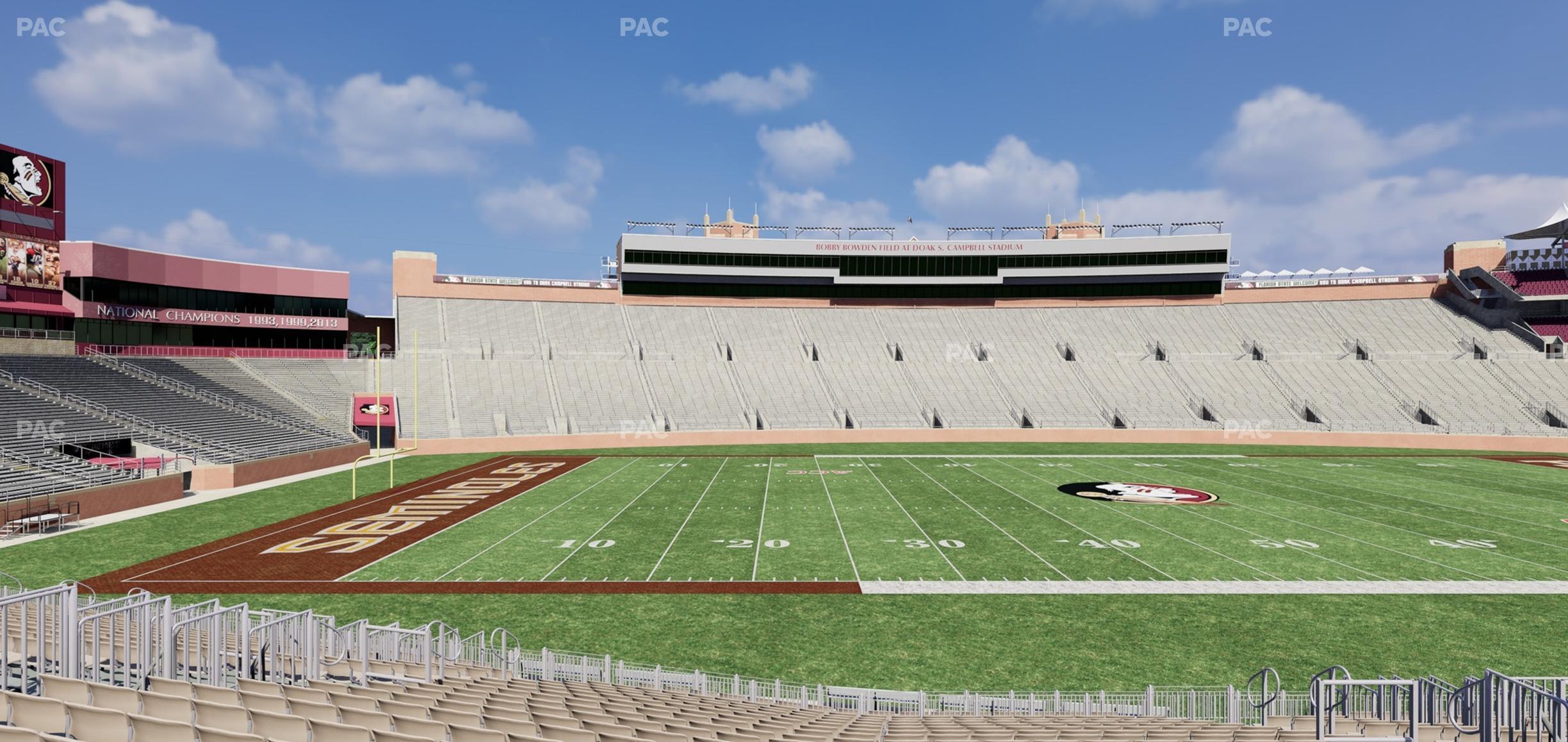 Seating view for Doak Campbell Stadium Section 35