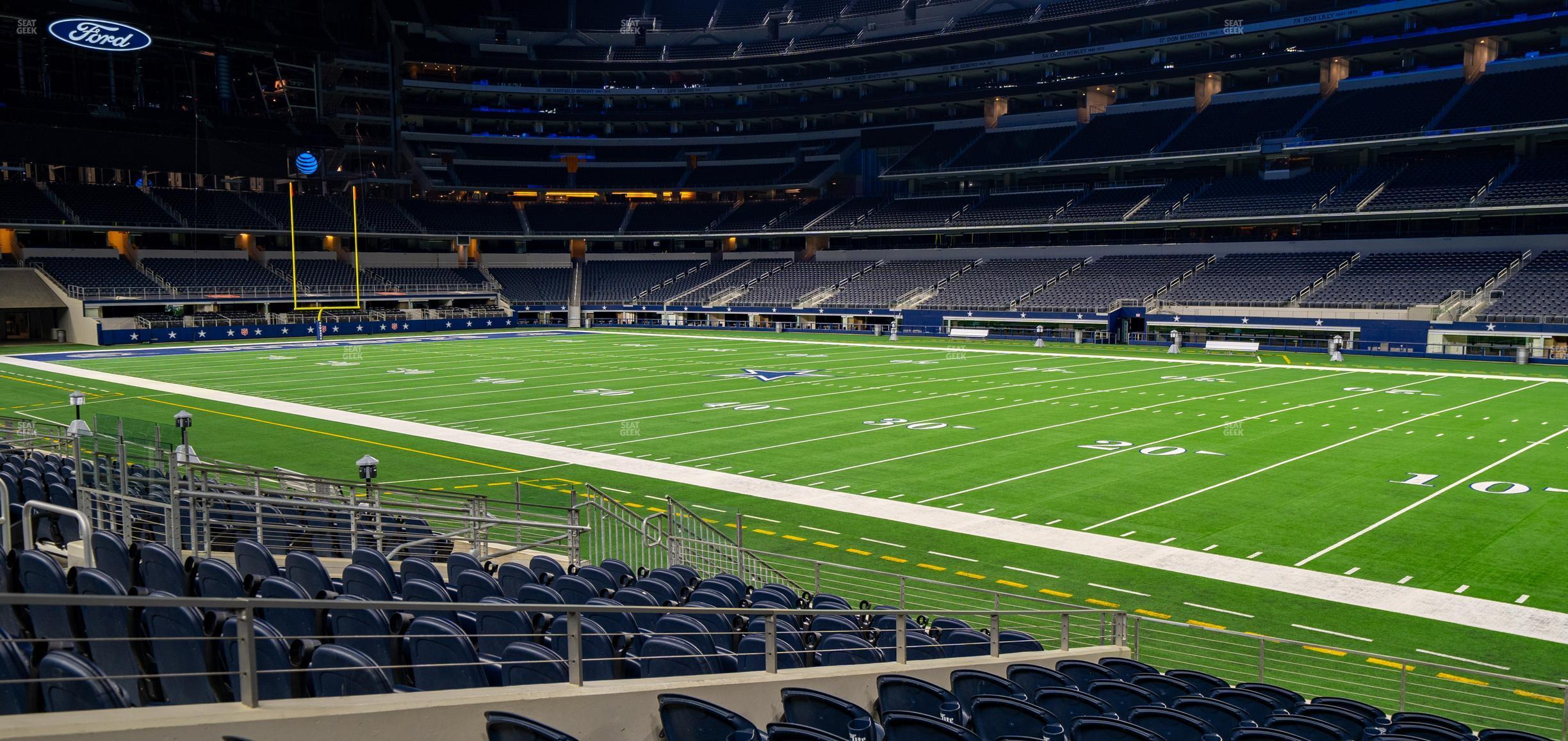 Seating view for AT&T Stadium Section 129