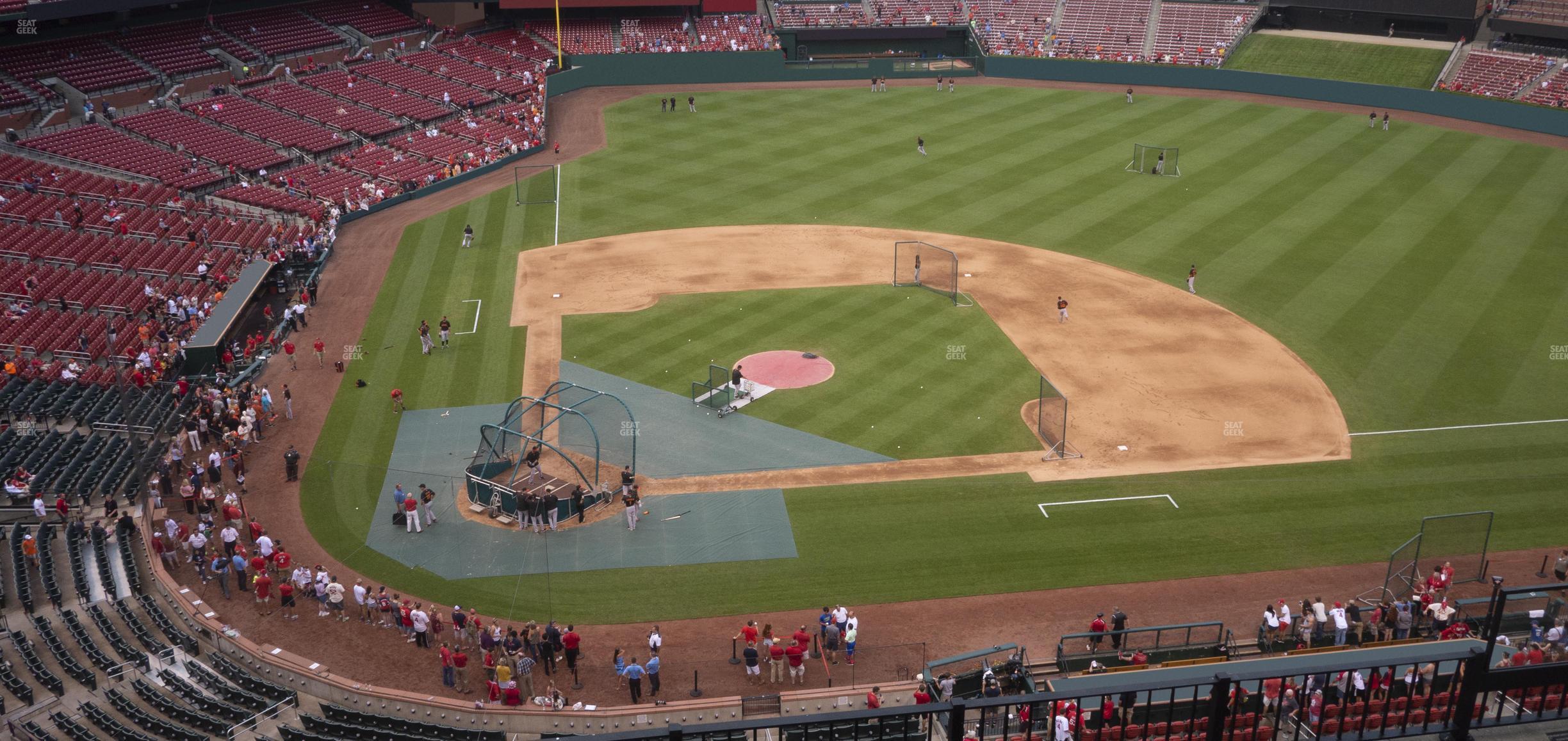 Seating view for Busch Stadium Section Infield Pavilion 346