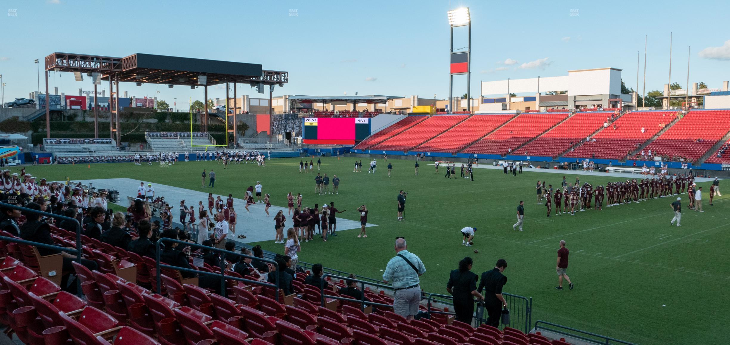 Seating view for Toyota Stadium Section 110