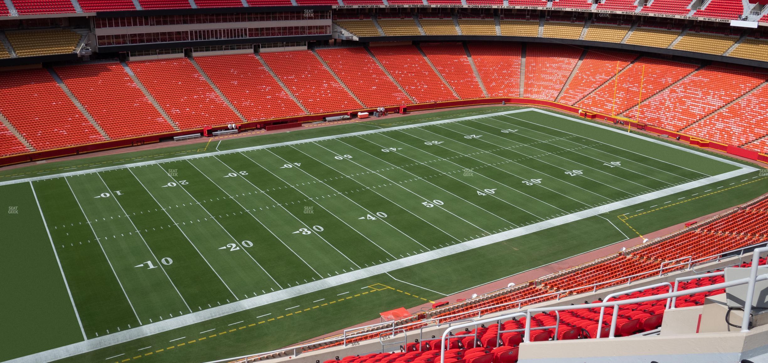 Seating view for GEHA Field at Arrowhead Stadium Section 305