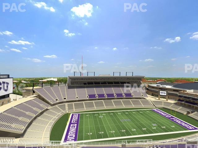 Seating view for Amon G Carter Stadium Section 409