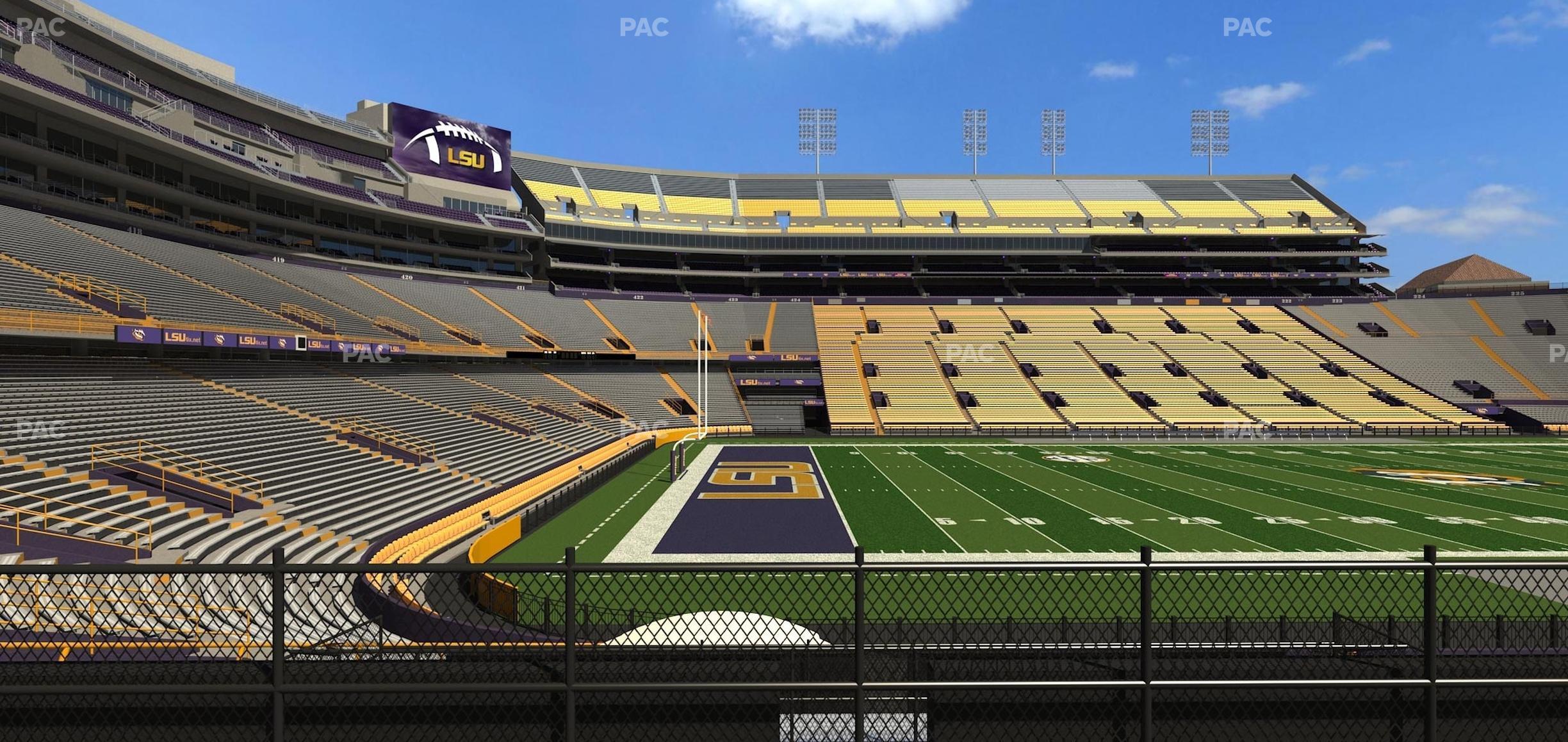 Seating view for Tiger Stadium Section East Bleachers 3