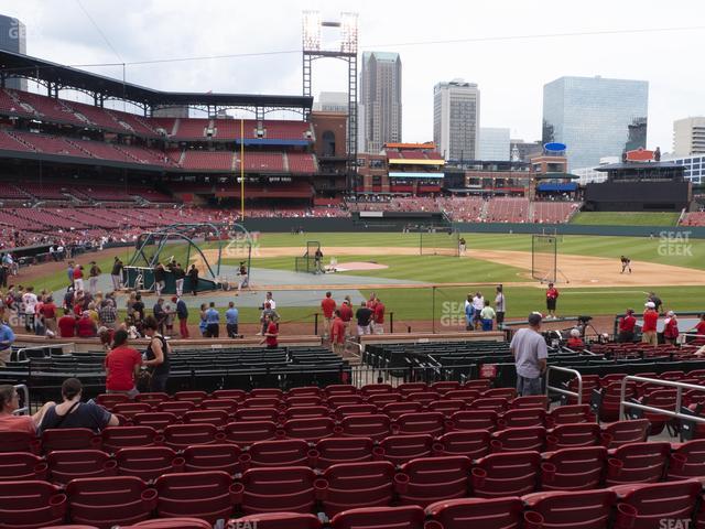 Seating view for Busch Stadium Section Home Field Box 146