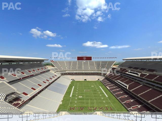 Seating view for Kyle Field Section 416