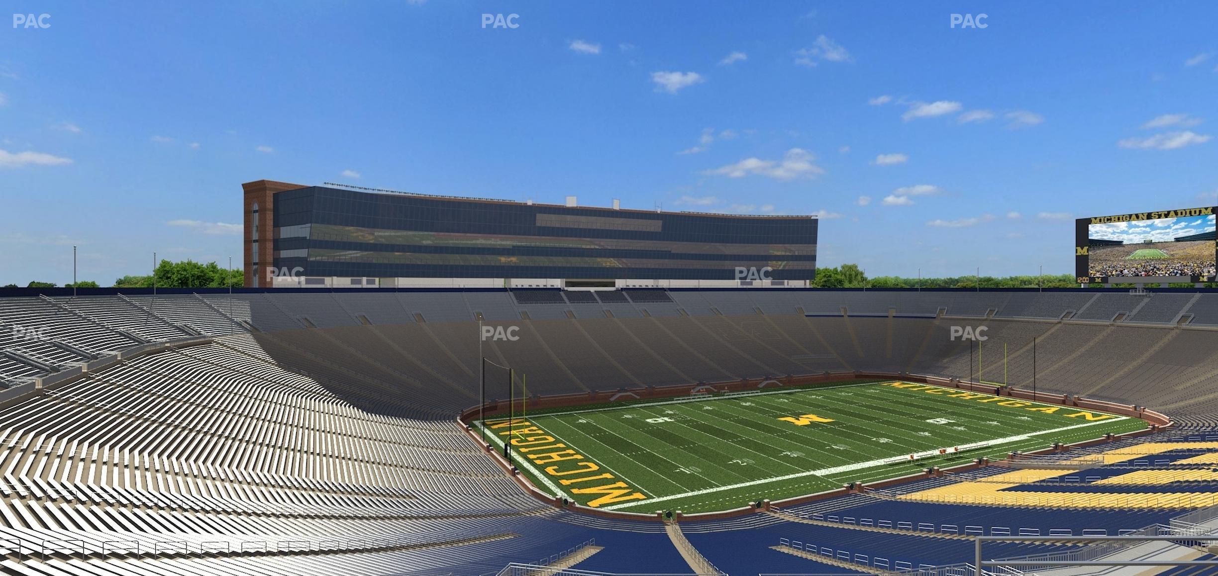 Seating view for Michigan Stadium Section 301