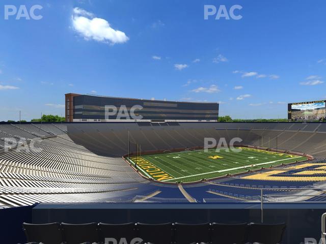 Seating view for Michigan Stadium Section 301