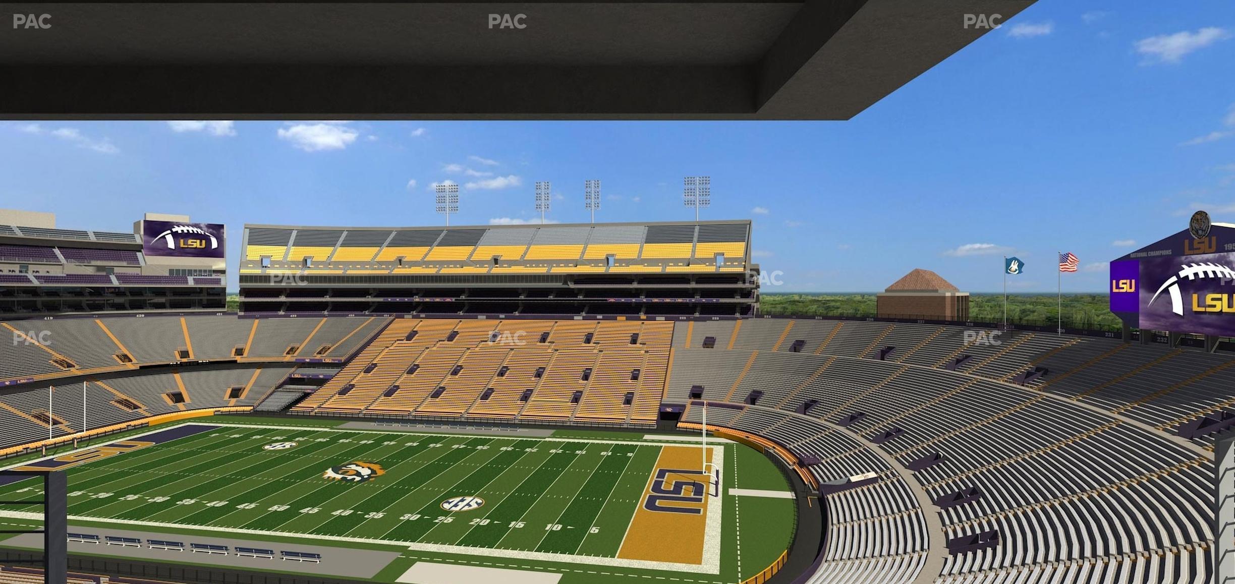 Seating view for Tiger Stadium Section Suite 201