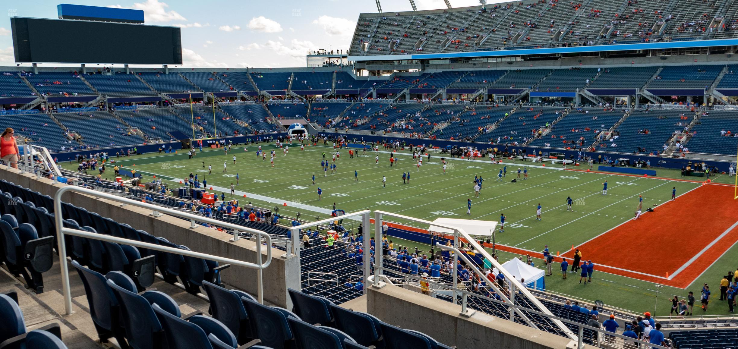 Seating view for Camping World Stadium Section Plaza 2