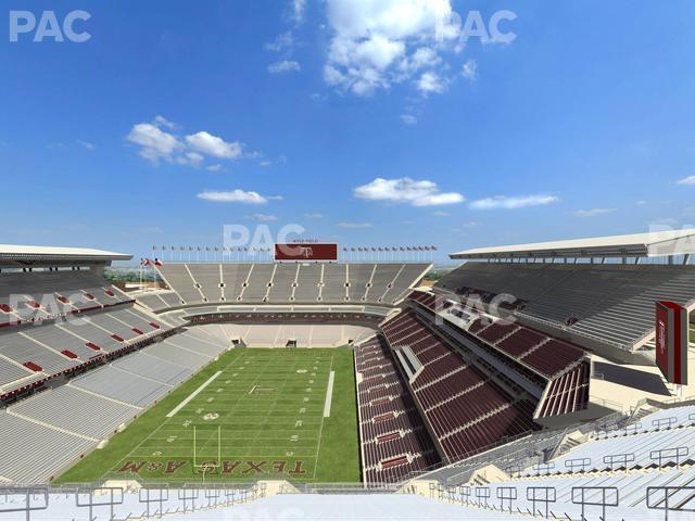 Seating view for Kyle Field Section 412