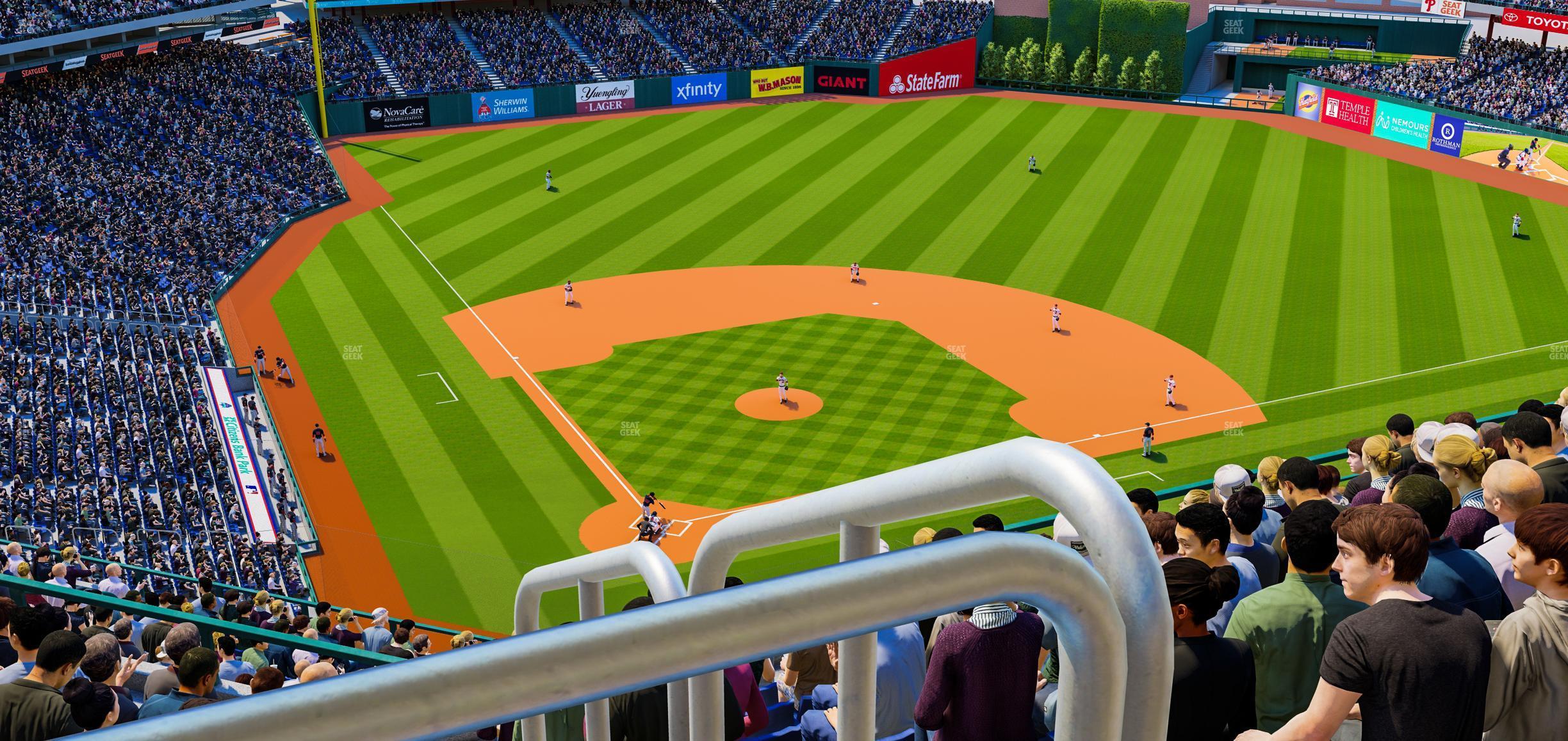 Seating view for Citizens Bank Park Section 418 V