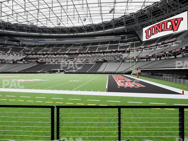 Seating view for Allegiant Stadium Section 107