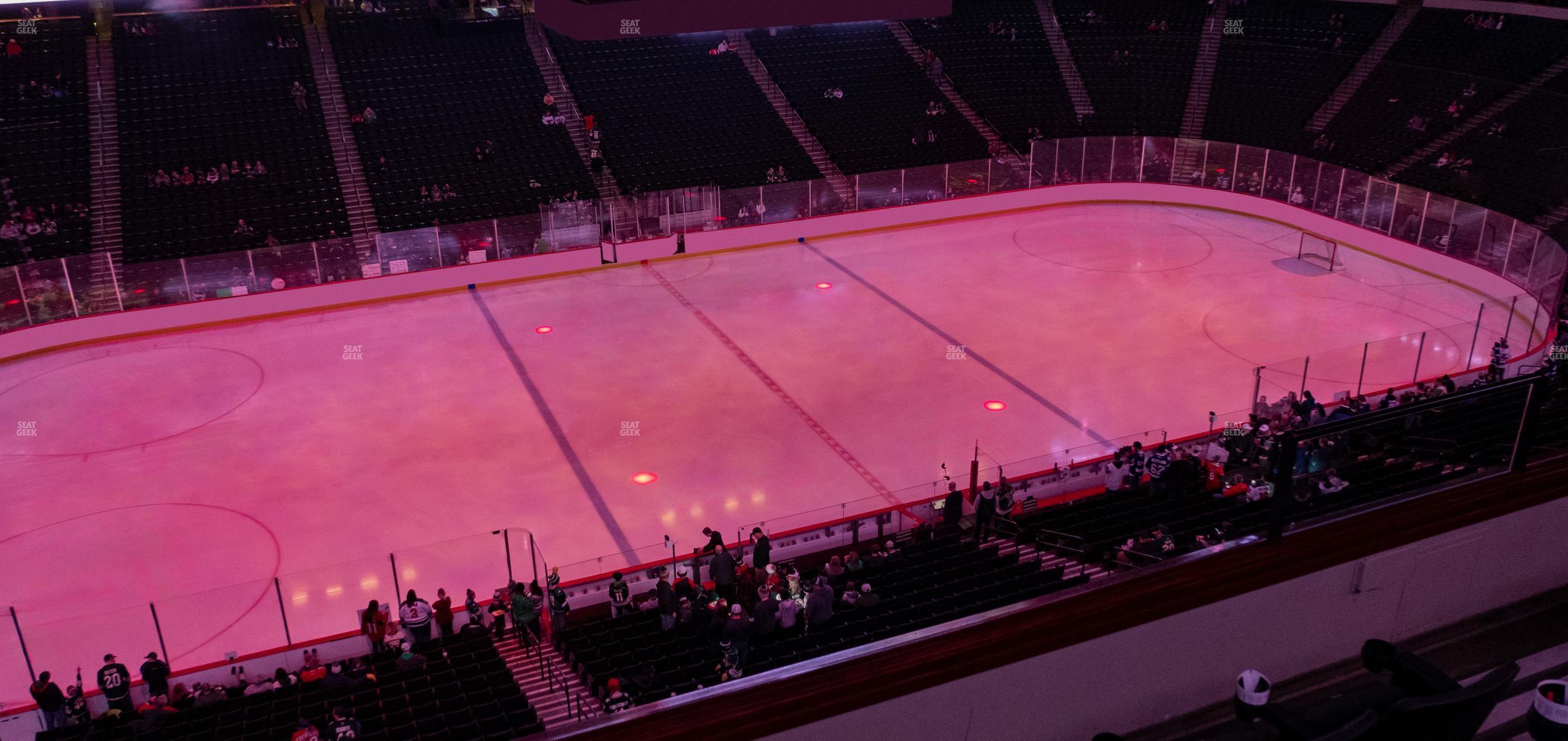 Seating view for Xcel Energy Center Section Club 28