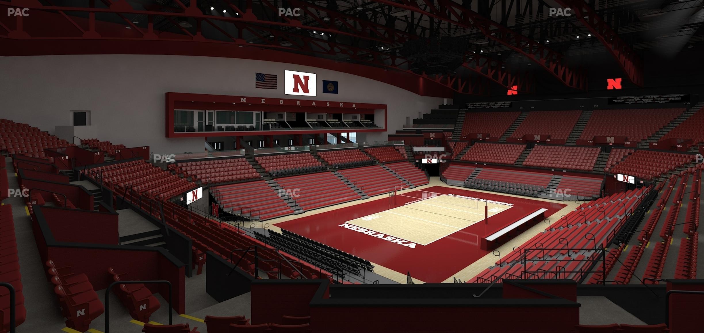 Seating view for Bob Devaney Sports Center Section C 4