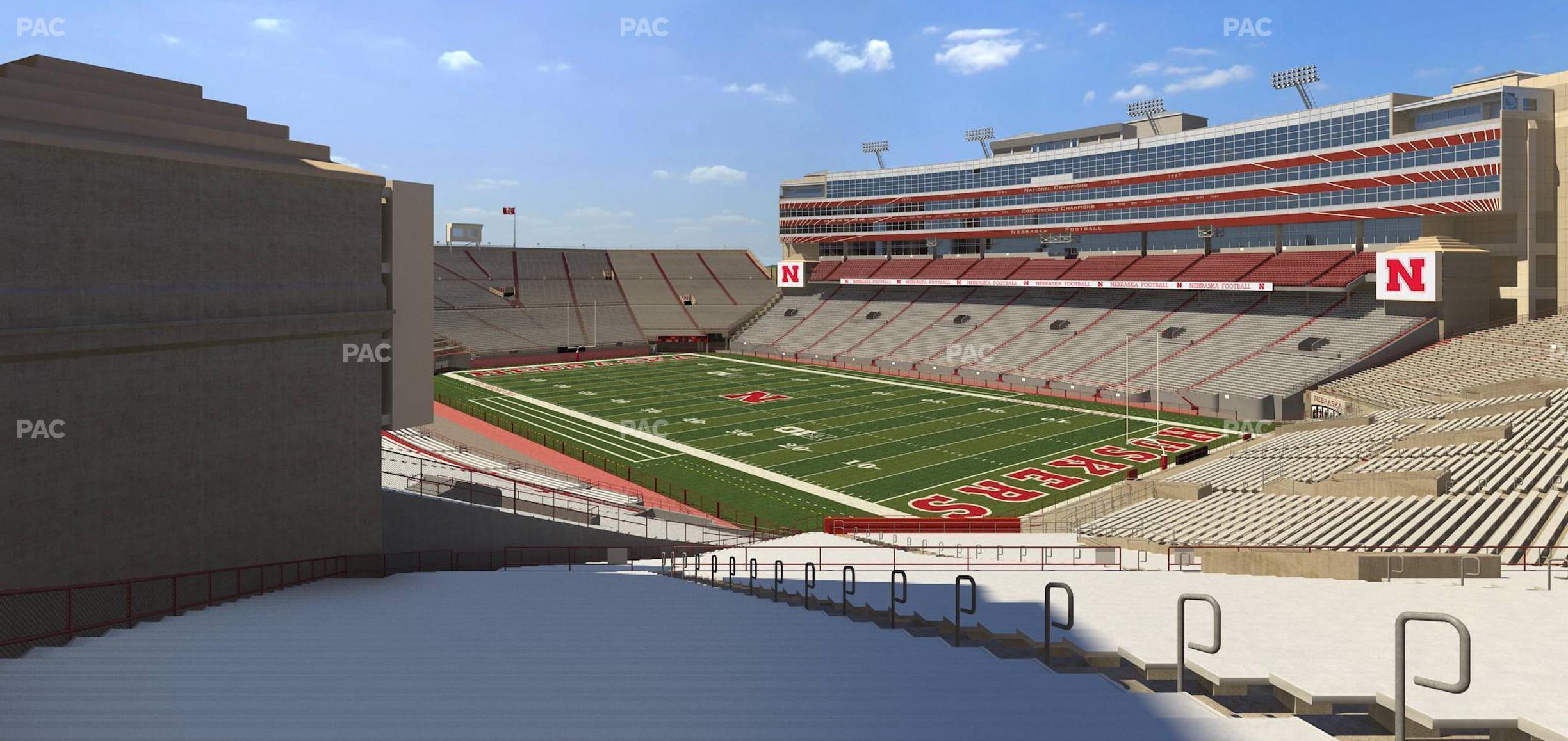 Seating view for Memorial Stadium Nebraska Section 41