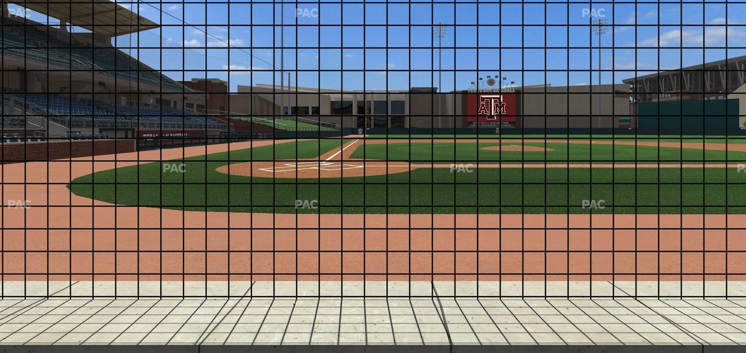 Seating view for Olsen Field at Blue Bell Park Section Field Club 2