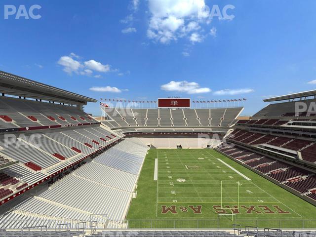 Seating view for Kyle Field Section 323