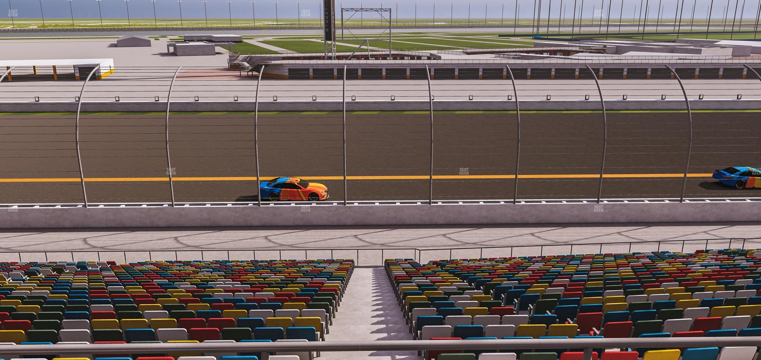 Seating view for Daytona International Speedway Section Back 124