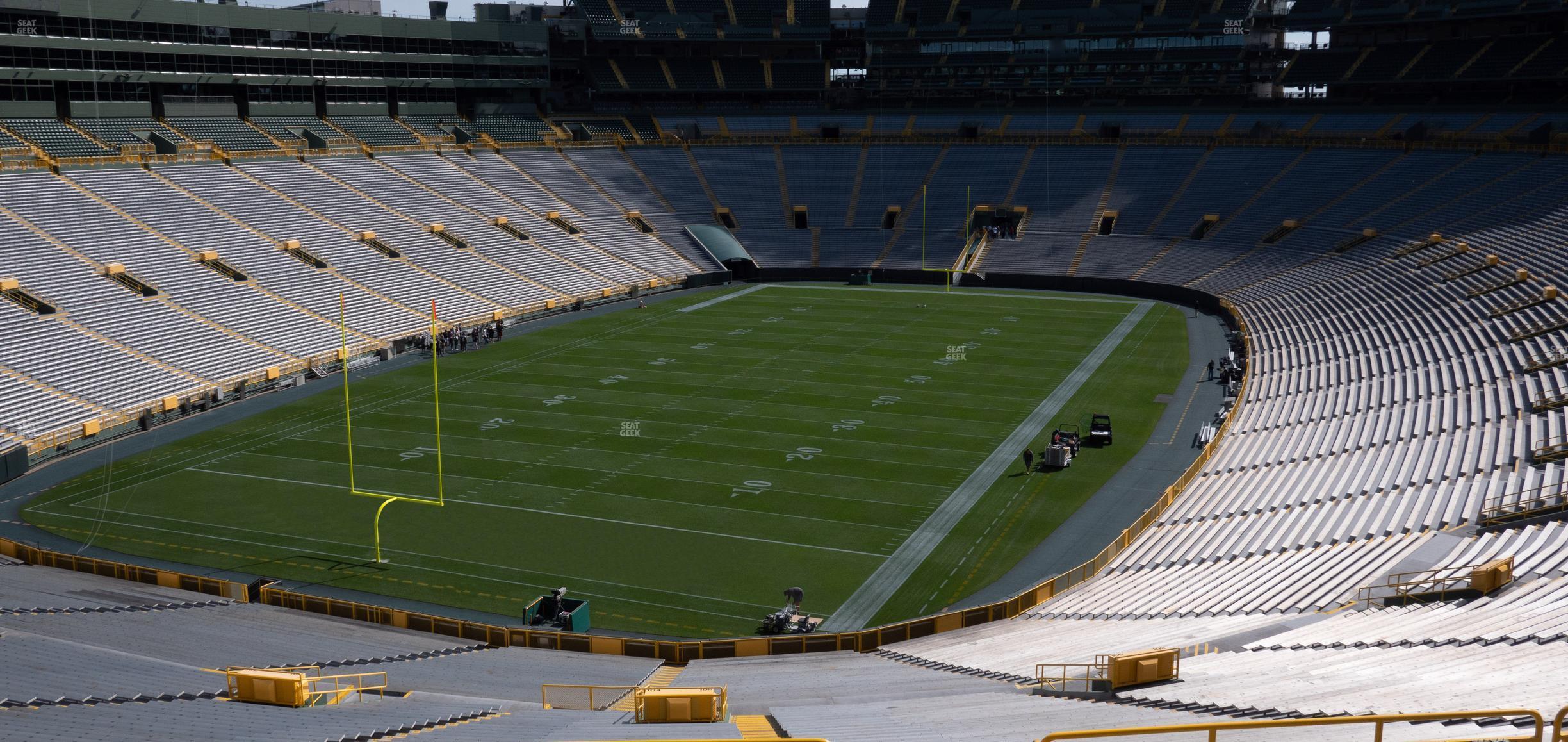 Seating view for Lambeau Field Section 306