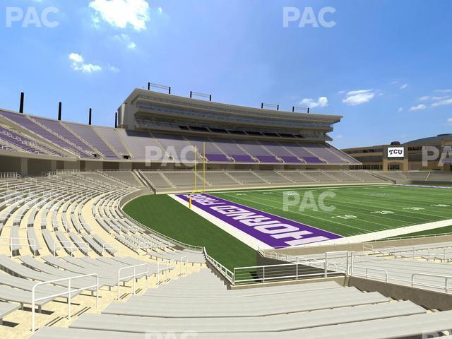 Seating view for Amon G Carter Stadium Section 110