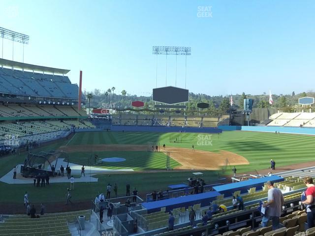 Seating view for Dodger Stadium Section 124 Lg