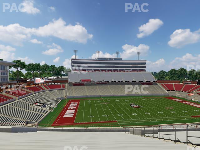 Seating view for Carter-Finley Stadium Section 14