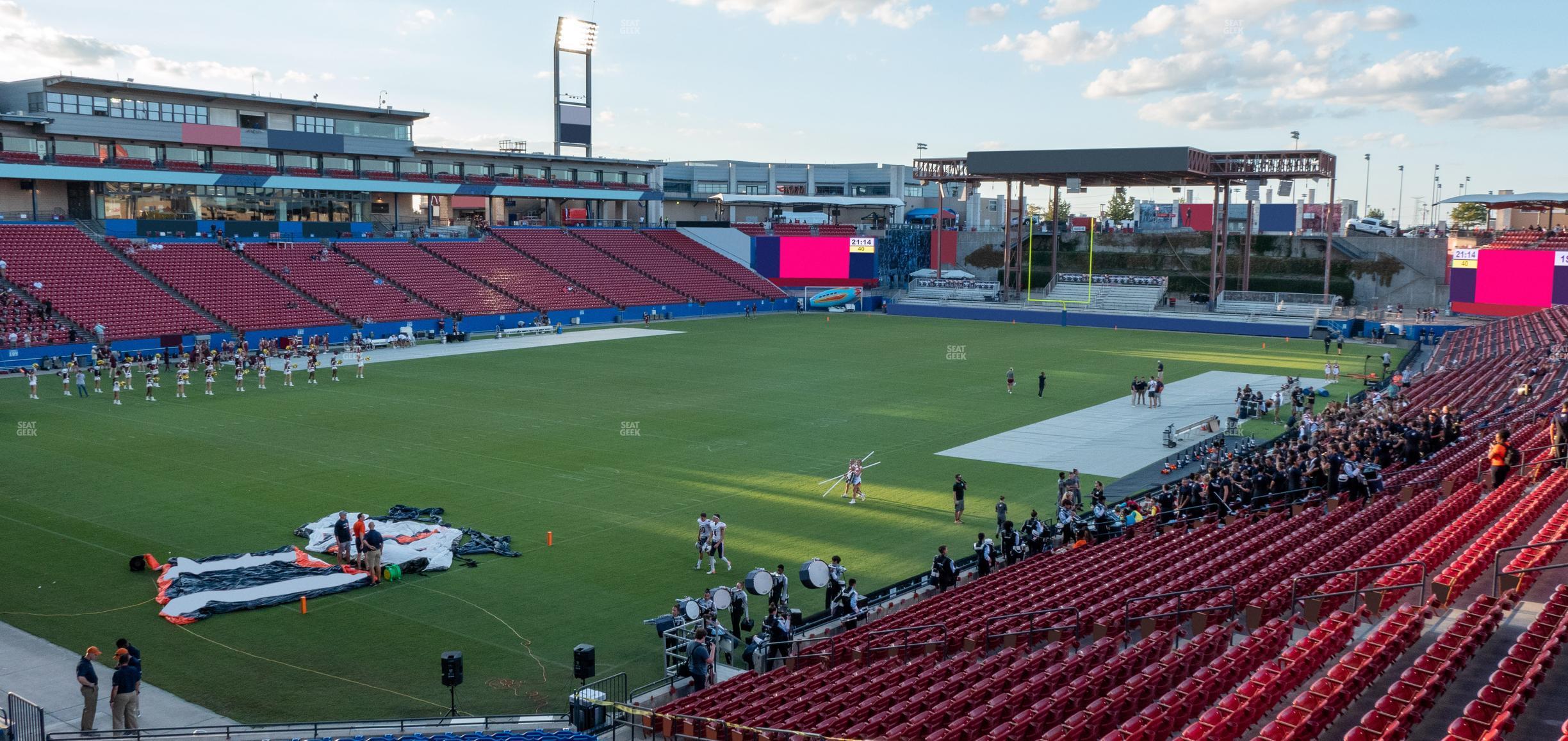 Seating view for Toyota Stadium Section 121