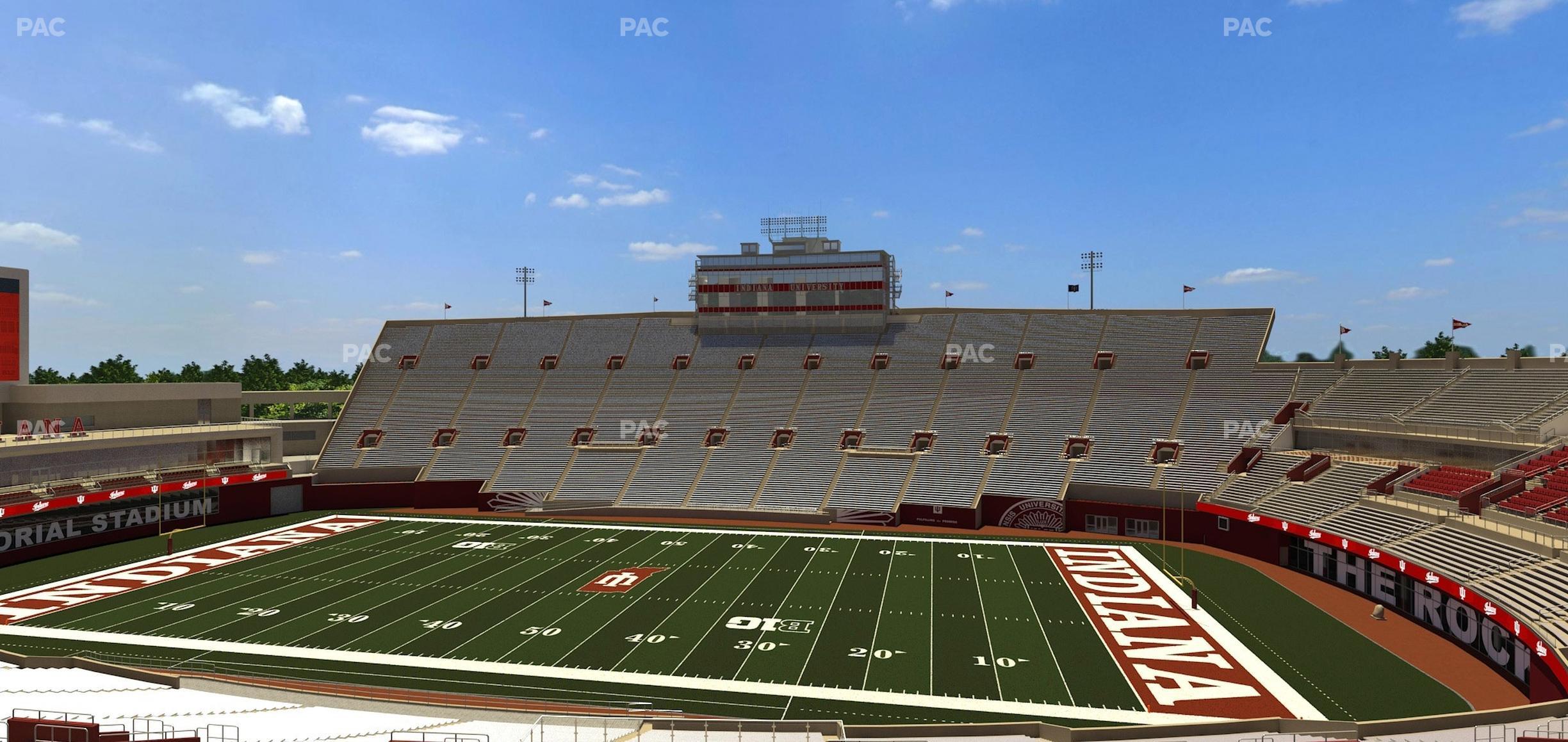 Seating view for Memorial Stadium - Indiana Section 24