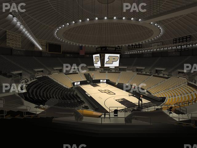 Seating view for Mackey Arena Section Upper 107