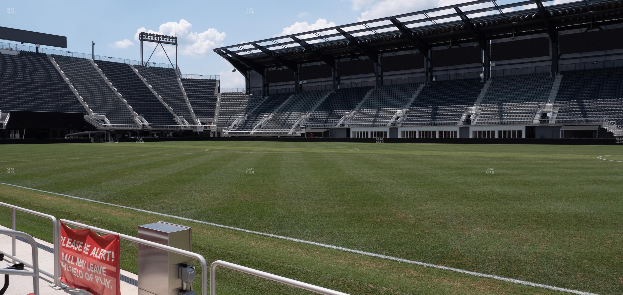 Seating view for Audi Field Section Field 3