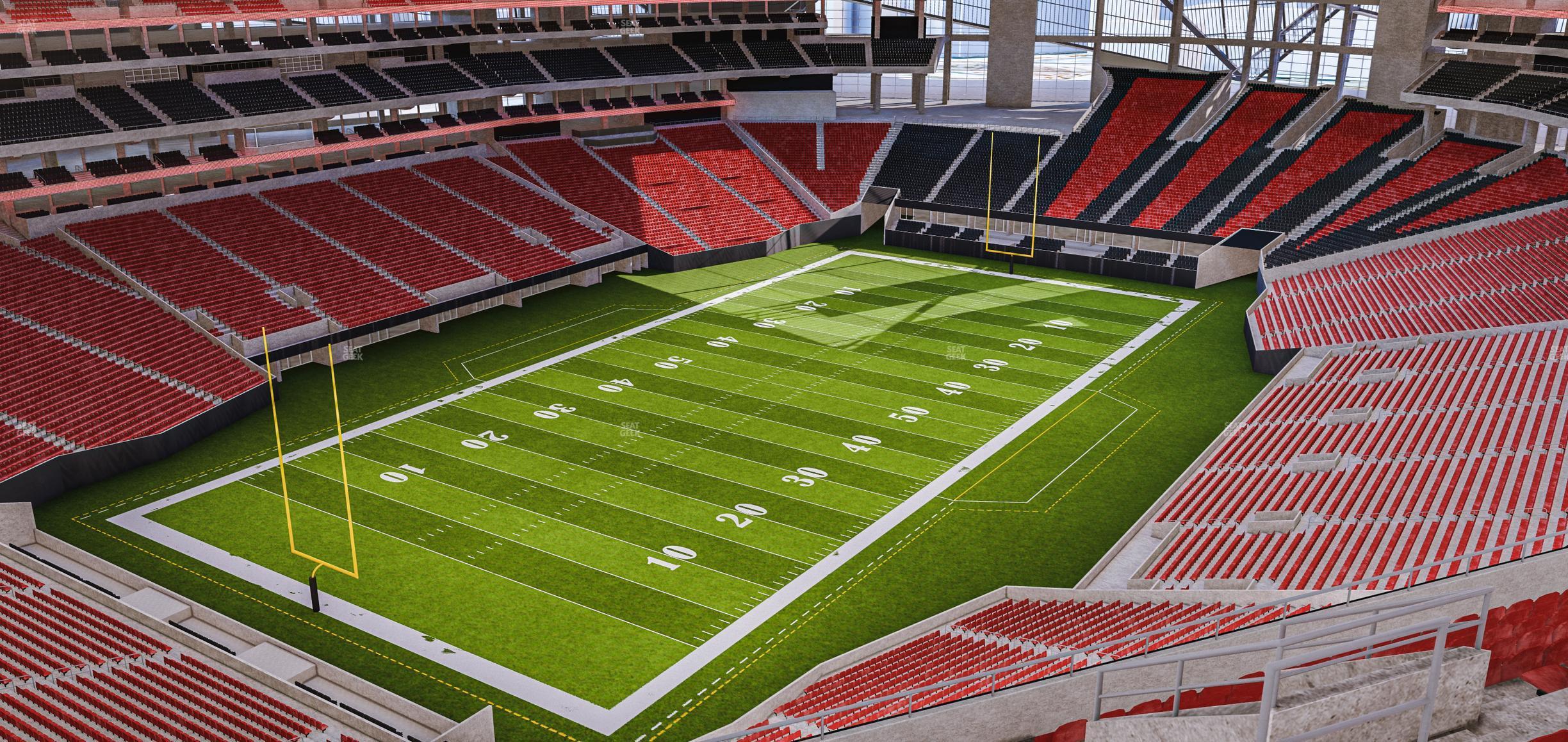 Seating view for Mercedes-Benz Stadium Section 320