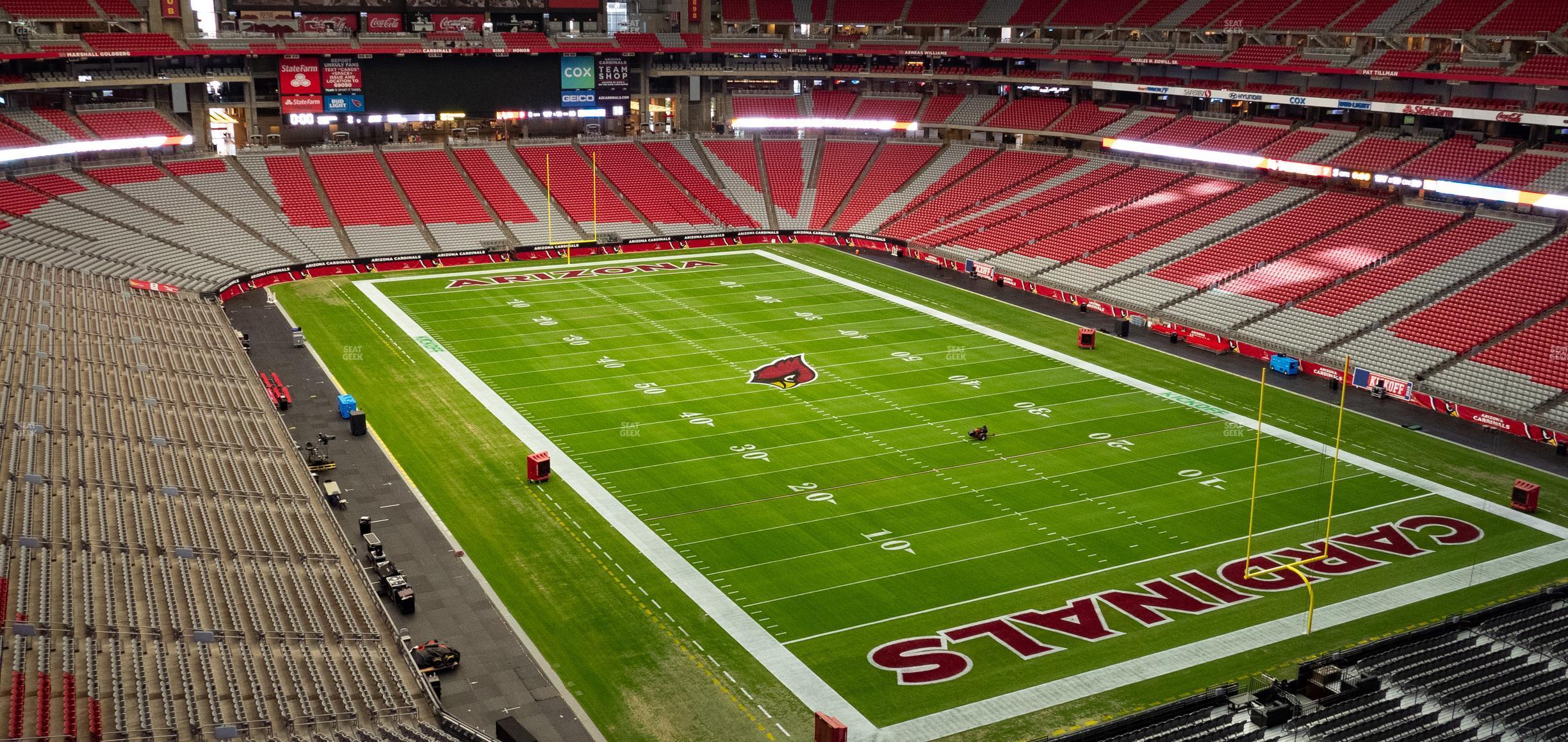 Seating view for State Farm Stadium Section Ring Of Honor Wc 402